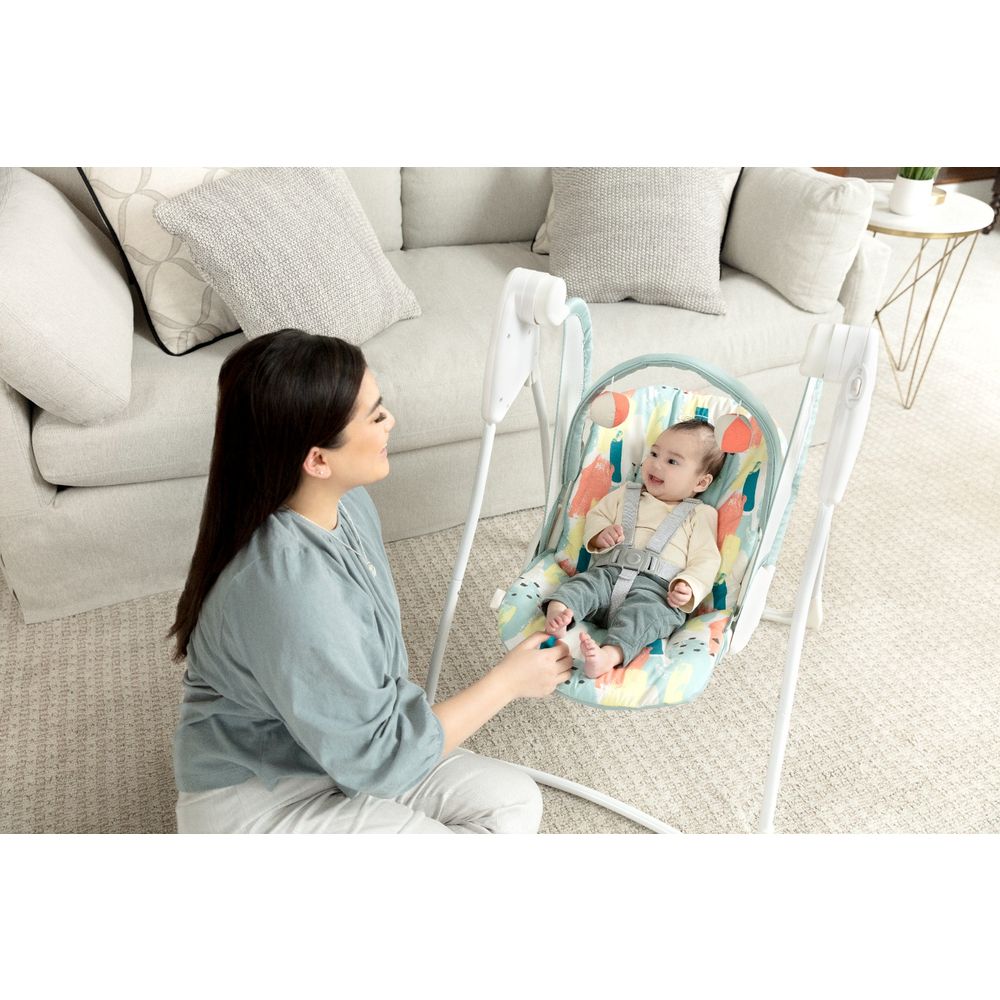 Graco električna njihaljka Baby Delight od rođenja do 9 kg - Safari slika 6