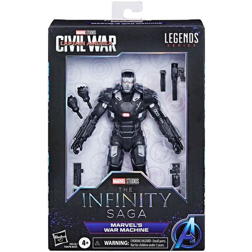 Marvel The Infinity Saga Captain America Civil War Marvels War Machine figure 15cm slika 2