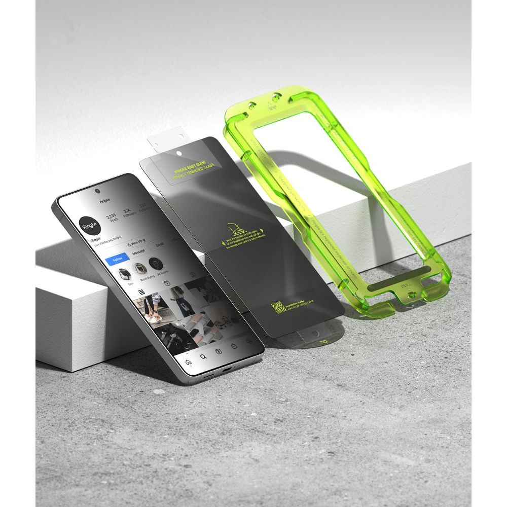 Kaljeno staklo Ringke Easy Slide (2 kom) za Samsung Galaxy S26 Ultra Privacy slika 2