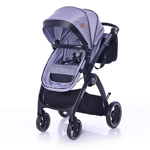 LORELLI ADRIA Kolica Grey 2u1 SET: Košara + Putna Torba + Zimska Navlaka (do 15 kg) slika 7