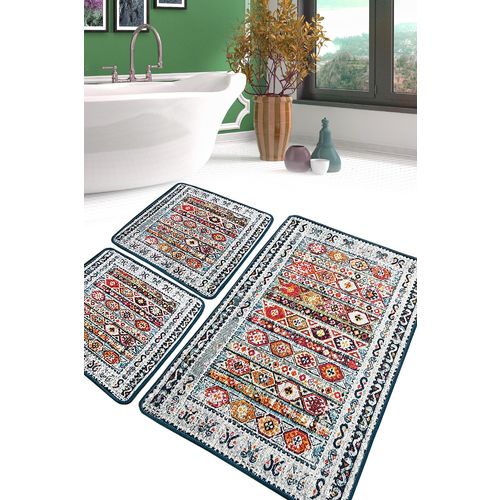 Colourful Cotton Kupaonski tepisi u setu (3 komada), Weref slika 1