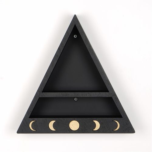 Cry001-S Black Wall Shelf slika 4