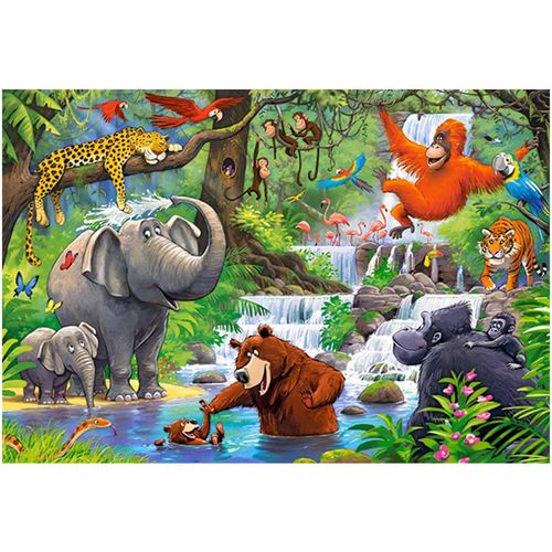 Castorland puzzle životinje iz džungle 40kom. slika 2