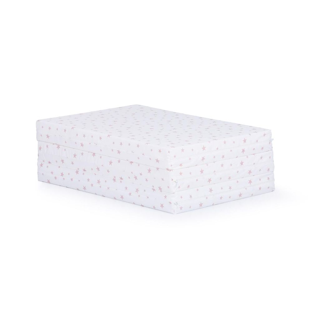 Chipolino Sklopivi madrac White/Powder Stars Mat02209Whpd, 120x60x6cm slika 3