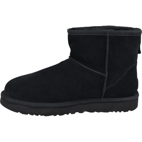 Ženske čizme Ugg classic mini ugg rubber logo 1108231-blk slika 6