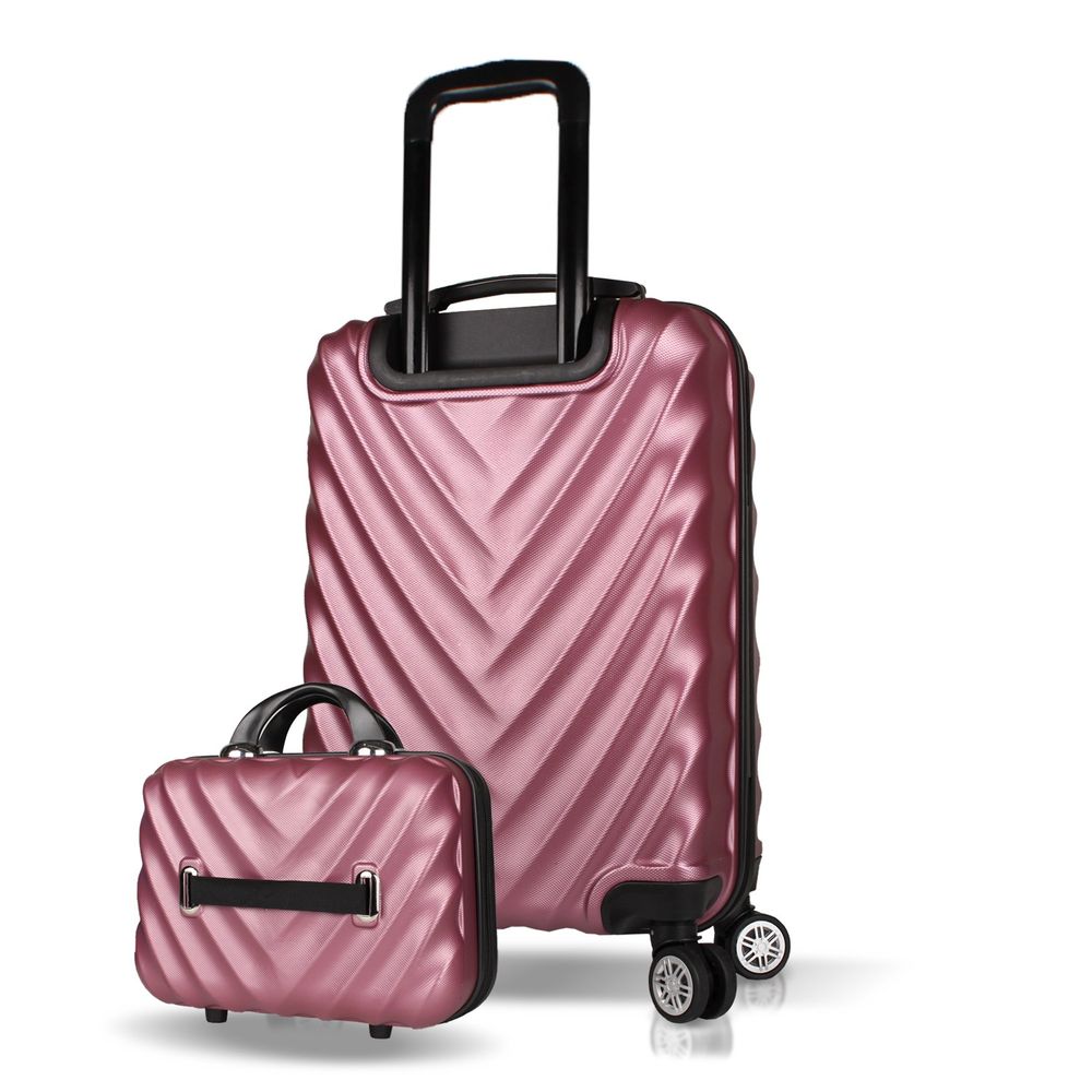 Set Kofera u Roze Zlatnoj Boji (2 Komada) slika 2