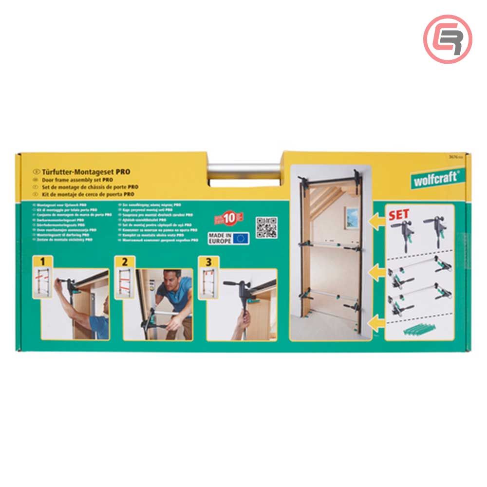 Wolfcraft Set Stega Za Montažu Vrata PRO / 8 dijelni - 3676000 slika 2