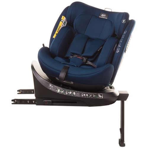 4BABY autosjedalica I-Size (40-150 cm) Enzo-fix navy blue slika 4