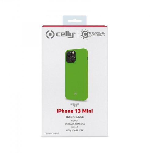 CELLY Futrola CROMO za iPhone 13 MINI u FLUORESCENTNO ZELENOJ boji slika 3