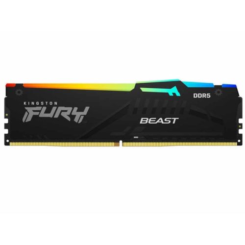 Kingston 16GB/DIMM/DDR5/6400MHz/CL32/FURY Beast White RGB EXPO slika 1