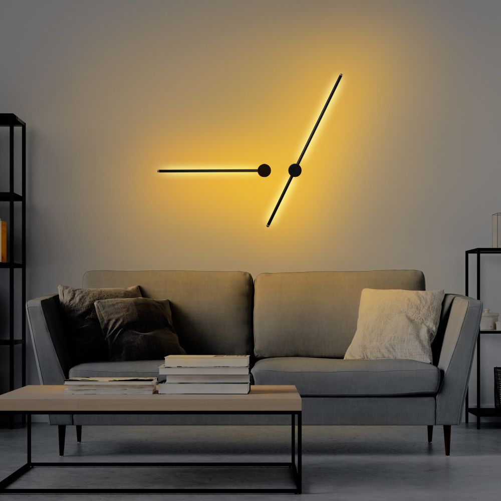 Sword - 13488 Crna Zidna Lampa slika 1