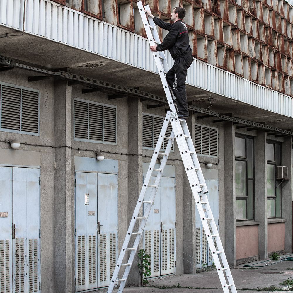 Beorol Ljestve aluminijumske kombinovane 10 stepenika slika 2