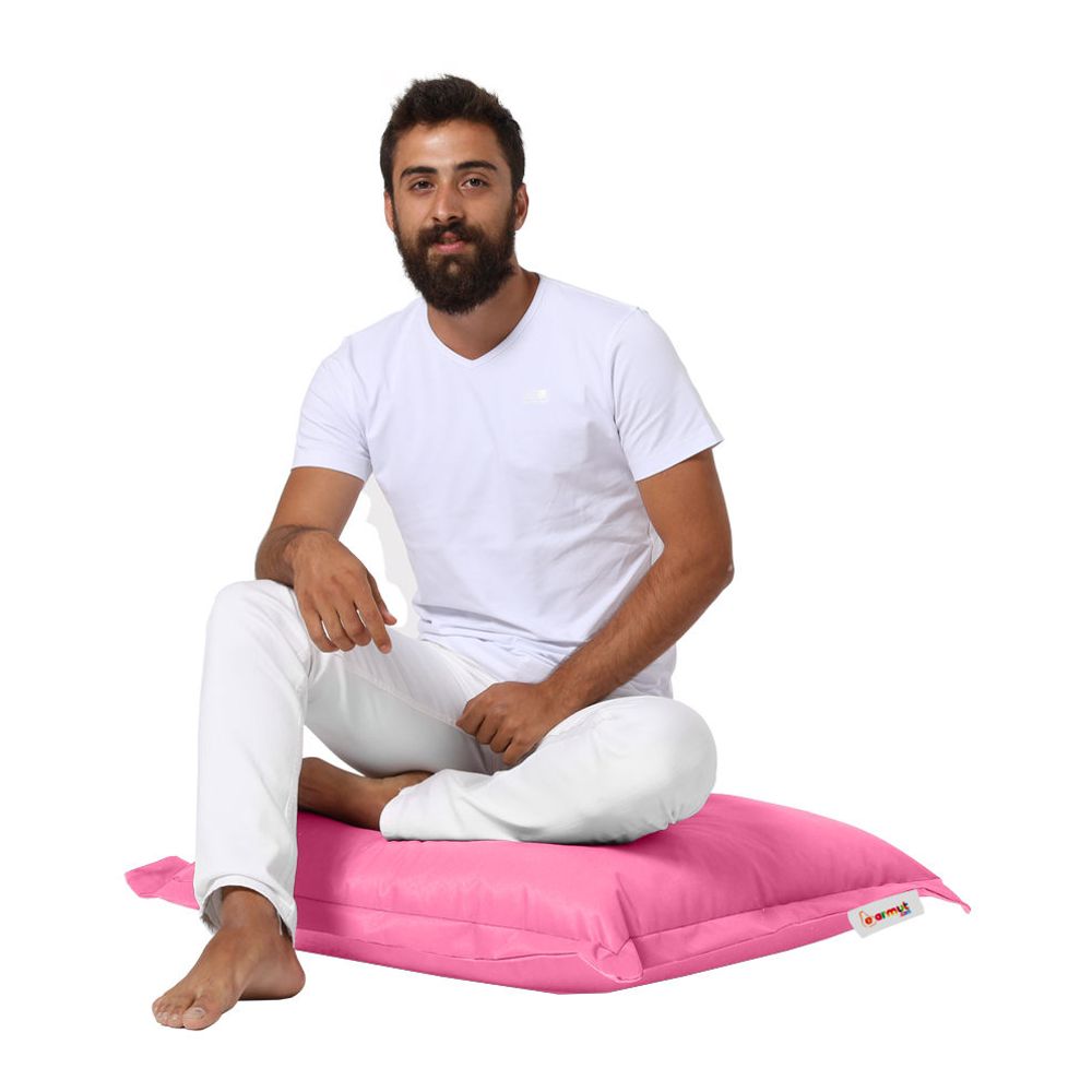 Cushion Pouf 70x70 - Ružičasti Jastučić za Sjedjenje slika 3
