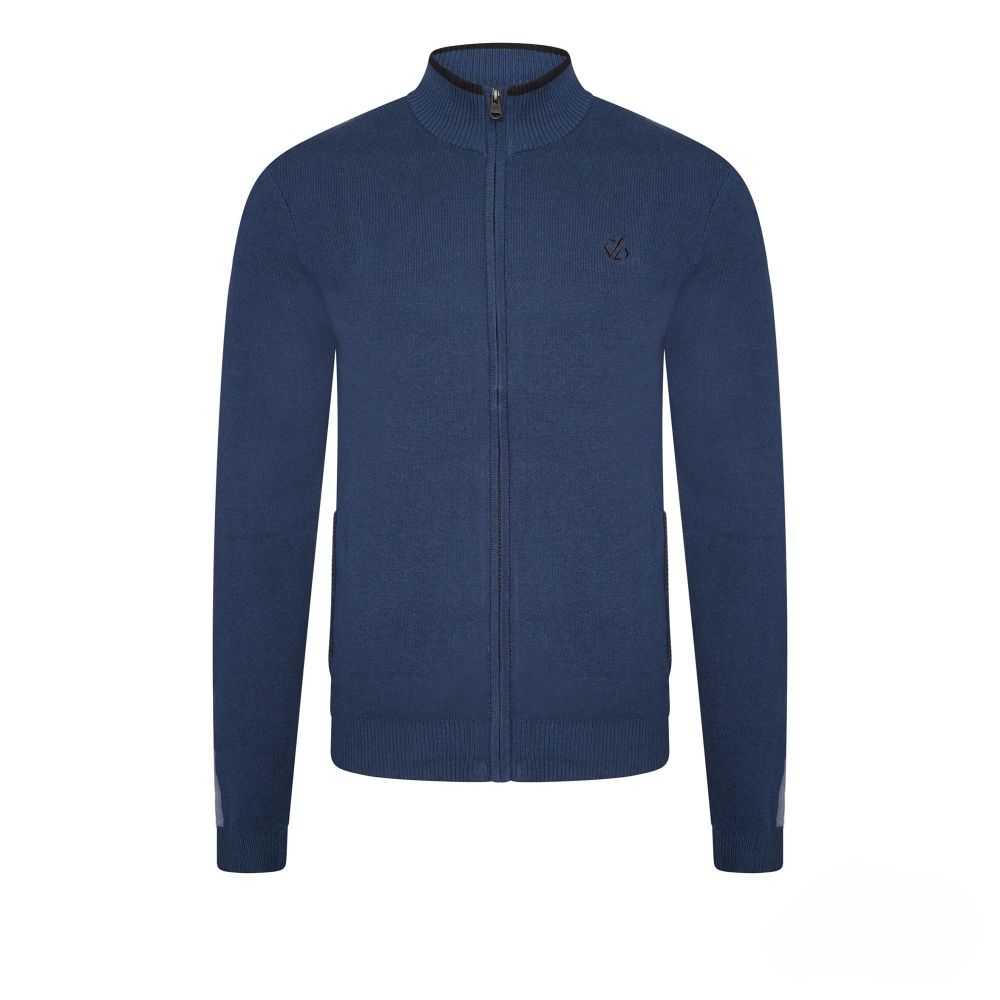 Dare2B Muški džemper na kopčanje Dutiful II, Moon Light Denim slika 1
