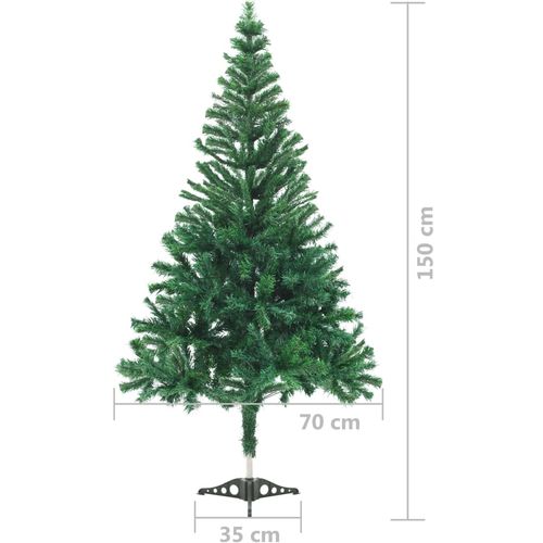 Umjetno božićno drvce sa stalkom 150 cm 380 grana slika 10