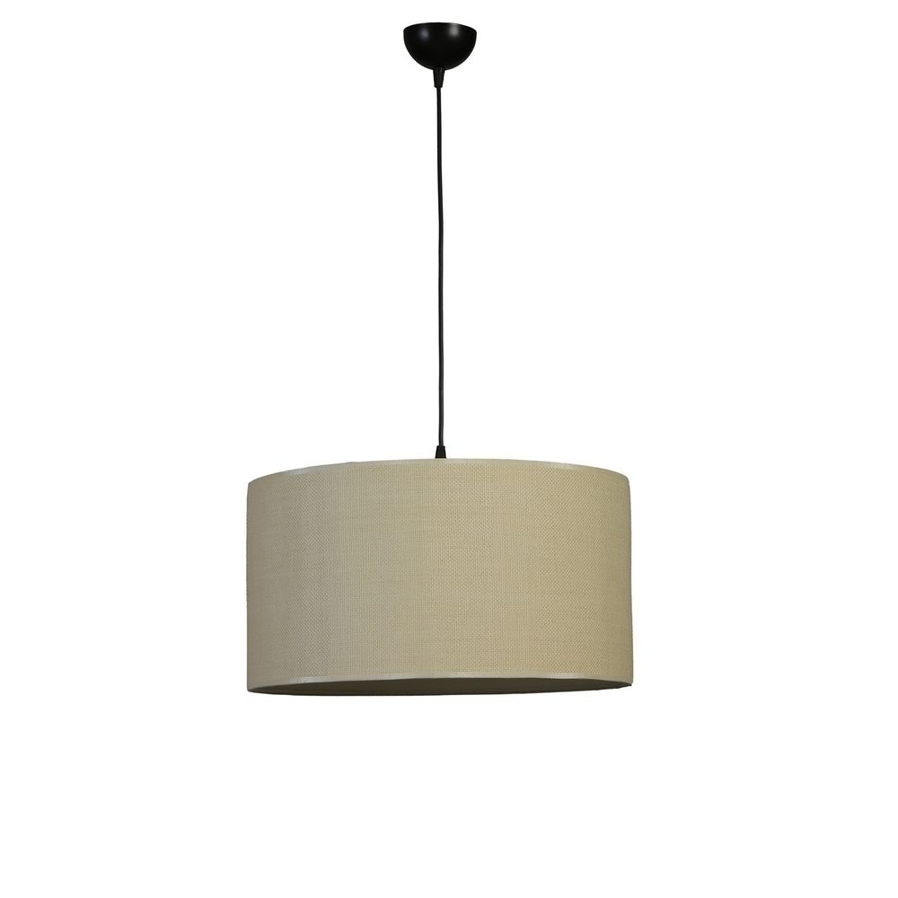 Bambu 05 Abajurlu Tekli Sarkıt Avize, Beige & Black slika 2