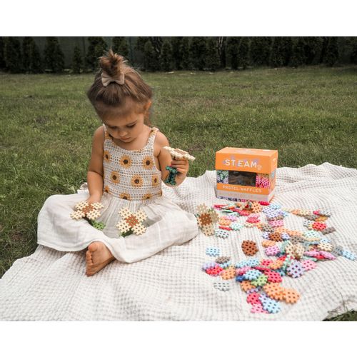 Marioinex set mini Waffle kockica pastelne 300kom. slika 5