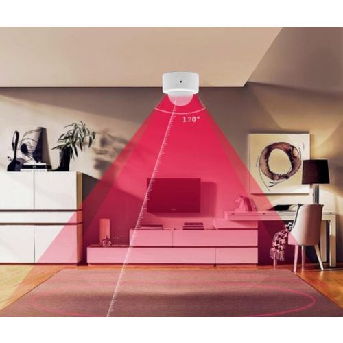 ZIGBEE-SMART-ALARM-RSH-MS10 Gembird RSH Tuya 2u1 Mini PIR detektor pokreta, Infracrveni alarm senzor slika 4