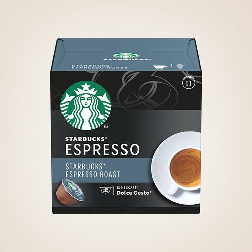 STARBUCKS Espresso Roast by NESCAFÉ® Dolce Gusto® Dark Roast, kapsule za kavu, (12 kapsula / 12 napitaka), kutija, 66 g slika 3