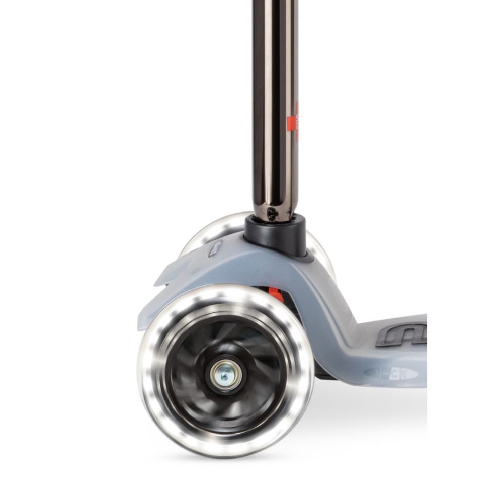 Micro Romobil Maxi Deluxe Flux LED, Neochrome Black slika 4