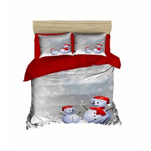 438 Red
White
Grey Double Duvet Cover Set