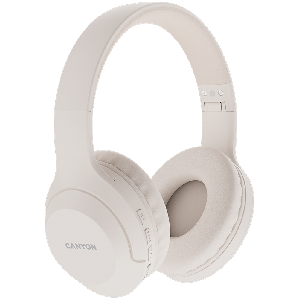 CANYON BTHS-3 Bežične Bluetooth Slušalice, Bež slika 1
