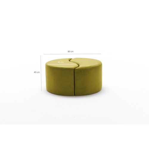 Atelier Del Sofa Tabure, zelena, Alis Puf - Green slika 7