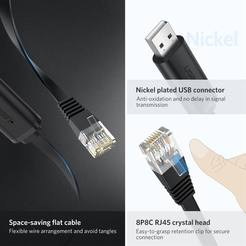 UGREEN USB-A na RJ45 konzolni kabel 1.5m, u kutiji slika 4