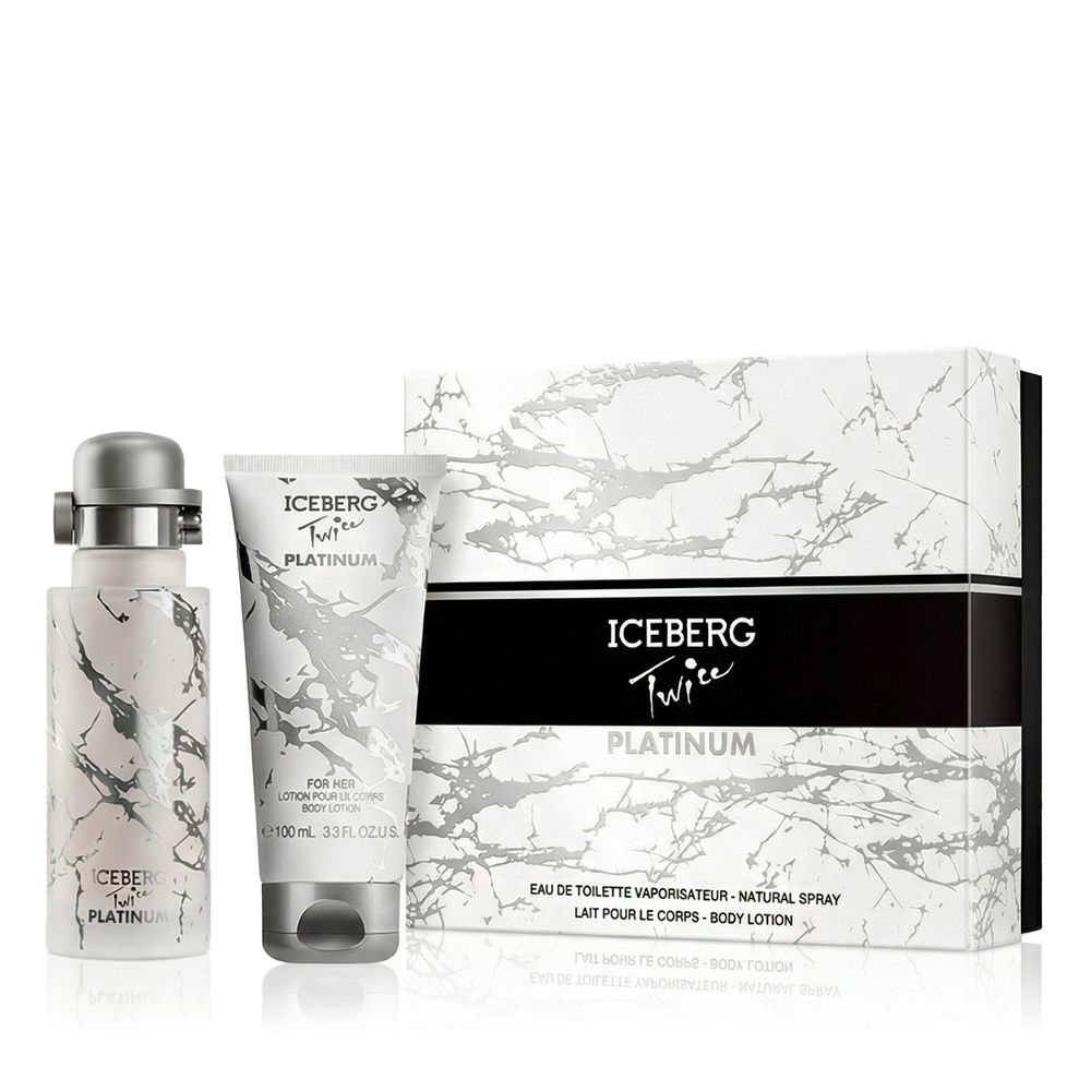 Iceberg Twice Platinum EDT 125 ml + BL 100 ml za žene slika 1