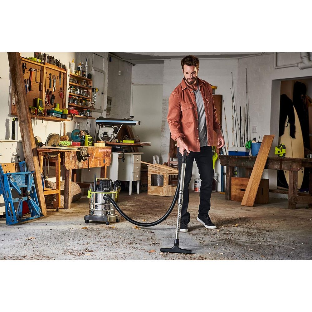 Ryobi 18V ONE+ Akumulatorski usisivač za mokro i suho usisavanje, R18WDV-0 slika 5