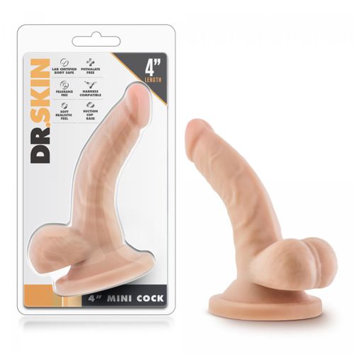 Dildo Dr. Skin - Mini, 12 cm, boja kože slika 7