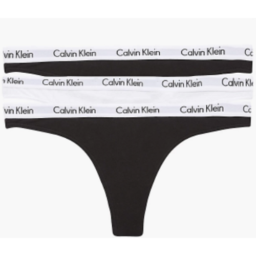 Calvin Klein 3 Pack Thongs - Carousel 000QD3587EWZB slika 1