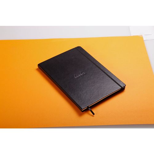 Clairefontaine dnevnik Rhodia webnotebook A4 90gr 192L, crni, diktando slika 1