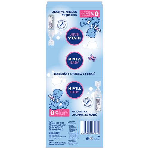 NIVEA Baby Nasal solution - ampulice za čišćenje nosića 24x5ml slika 3