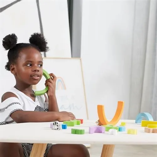 Viga Drvena igračka Rainbow Balancing Blocks  slika 4