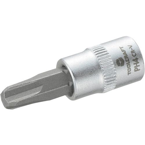 TOOLCRAFT 816055 križni phillips bit za nasadni ključ PH 4 1/4'' (6.3 mm) slika 1