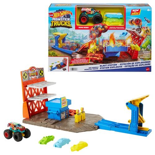 Hot Wheels Monster Truck Eksplozija Set slika 4