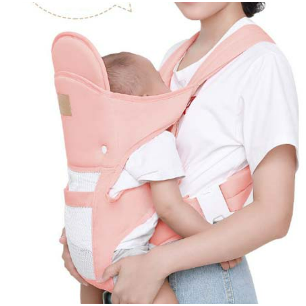 Višenamjenska ergonomska nosiljka za bebe s prozračnom mrežom i uklonjivim osloncem za glavu slika 4