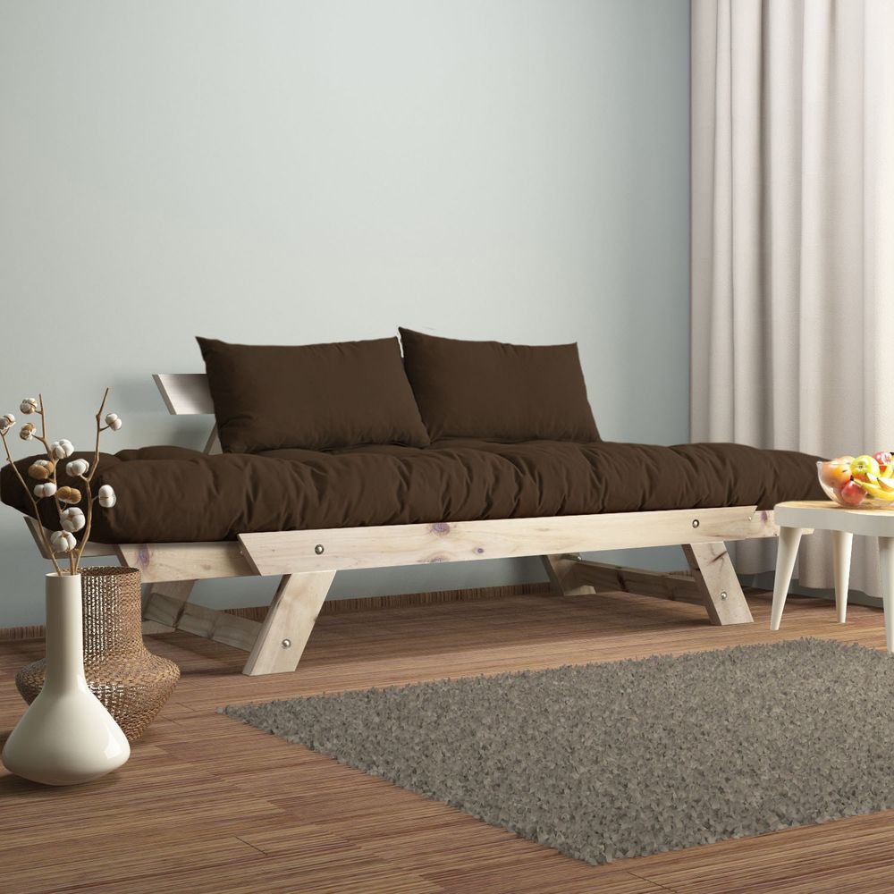 Dvosjed sofa CPT8123-210 - boje: Prirodna, Smeđa slika 3