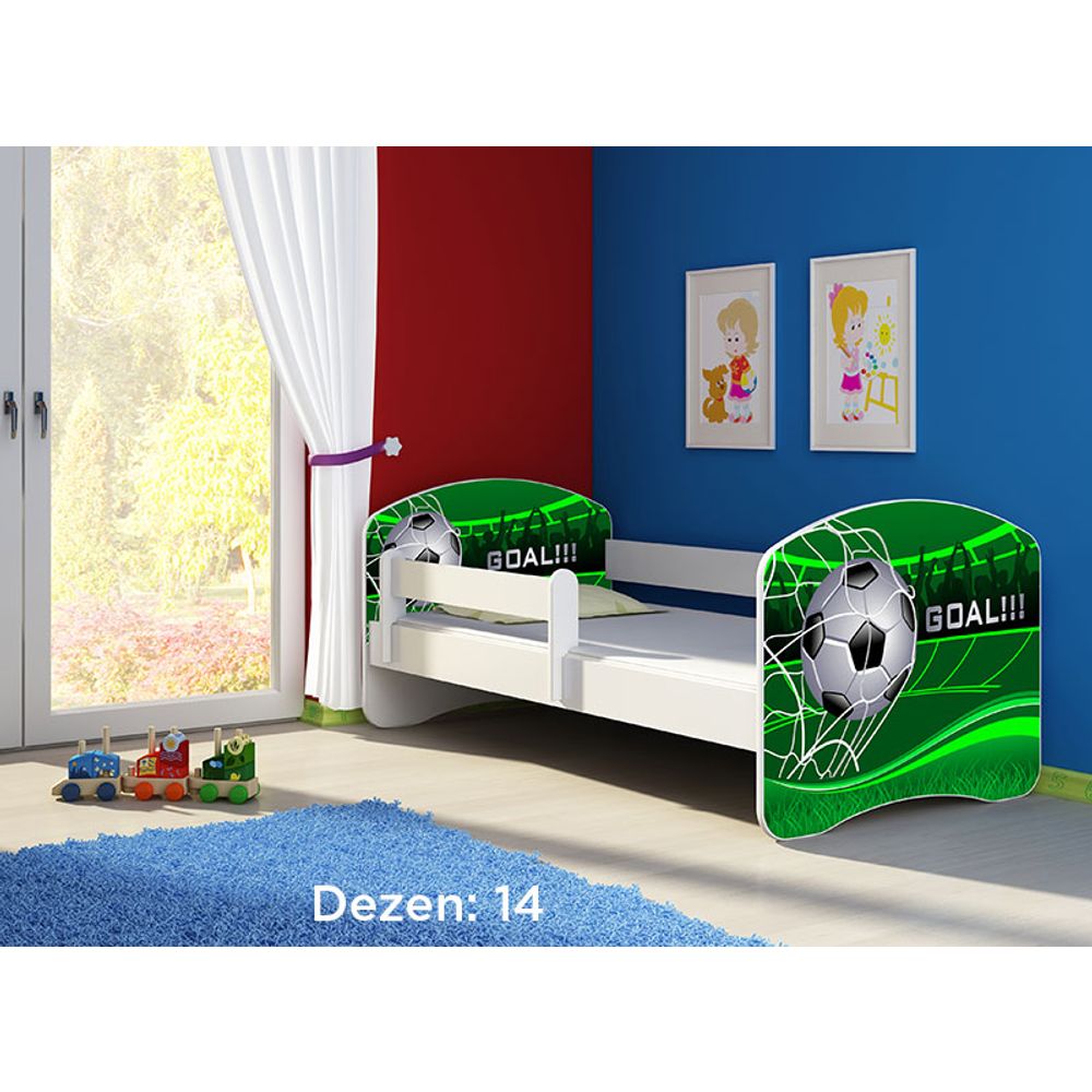 ACMA Dječiji krevet Acma II White - 160x80cm - Dezen 14 slika 2