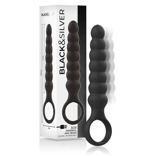 Black&amp;Silver Bob Analni Vibrator slika 1