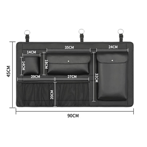 Organizer za auto sediste tip 1 crni slika 7