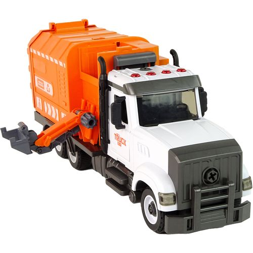 Kamion za smeće - Odvrtanje i zavrtanje pribora - Narančasta boja slika 5