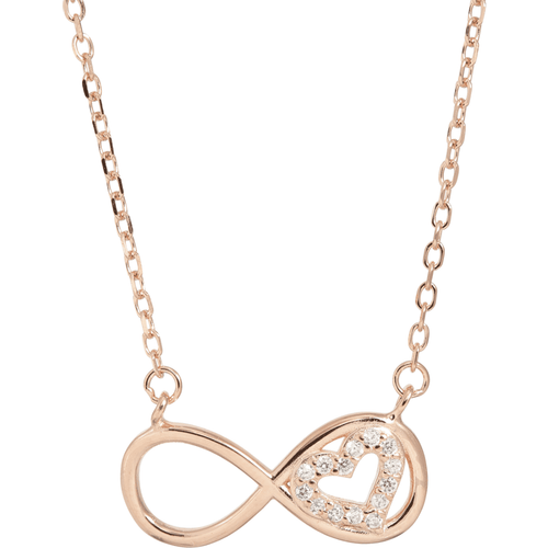 J&B Jewellery 925 Srebrna ogrlica Q2-Rose gold slika 1