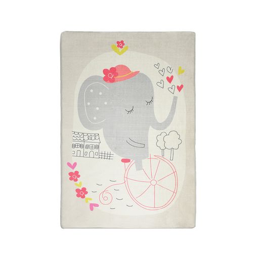 Conceptum Hypnose Tepih (140 x 190), Elephants Bike - Grey slika 2