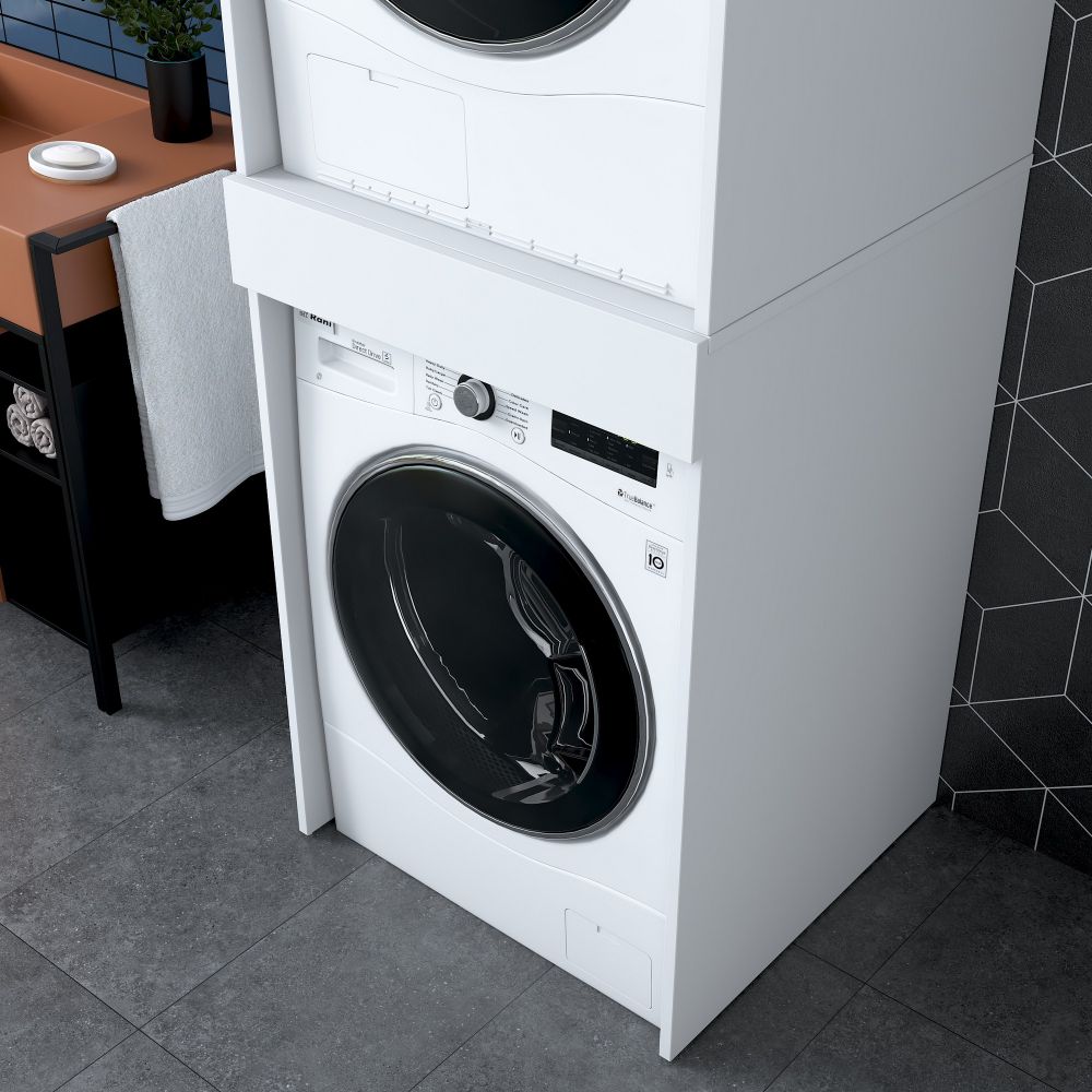 KD113 - 3856 Bijeli Kupaonski Ormar slika 6