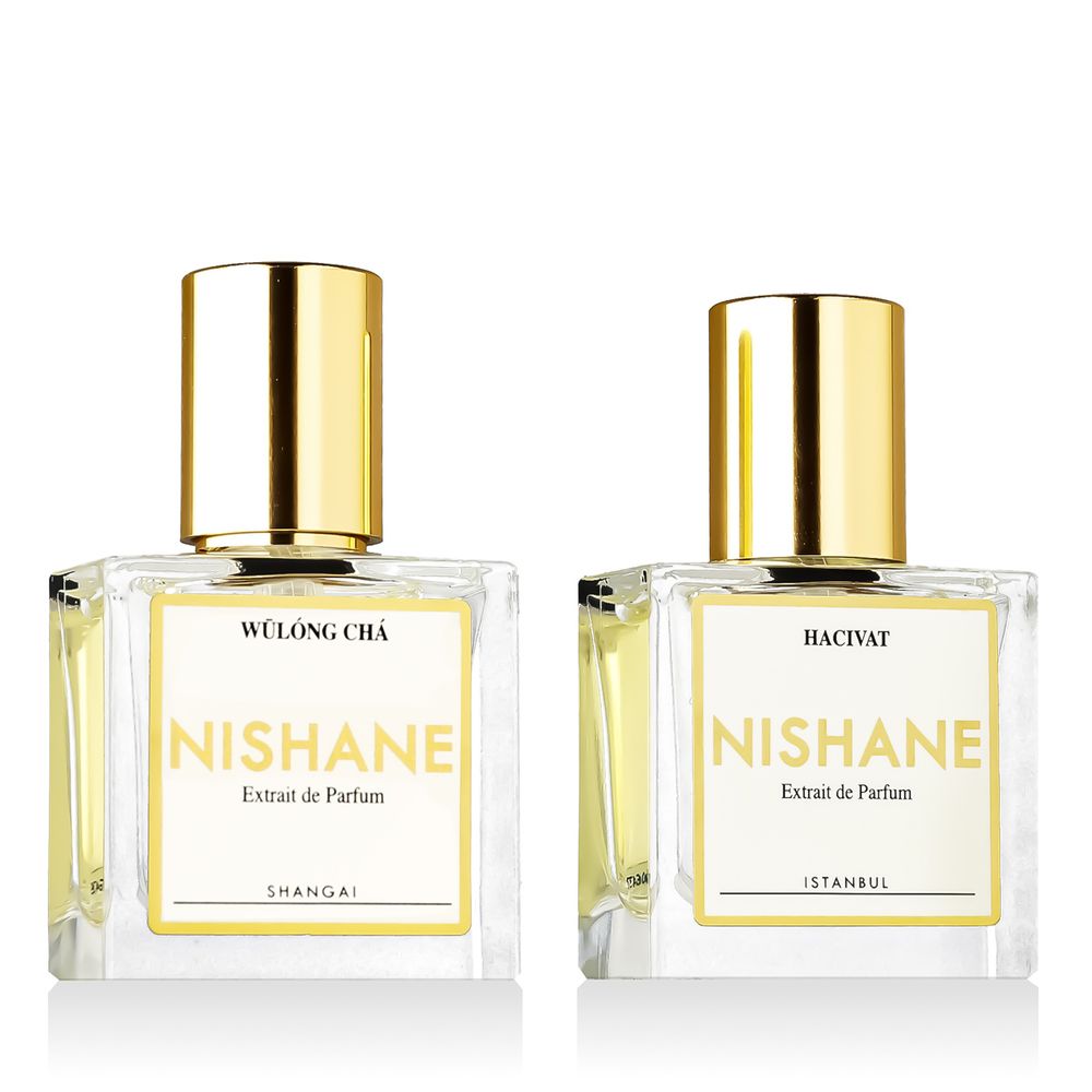 Nishane Wülóng Chá Extrait de Parfum Wülóng Chá 15 ml + Extrait de Parfum Hacivat 15 ml (unisex) slika 1