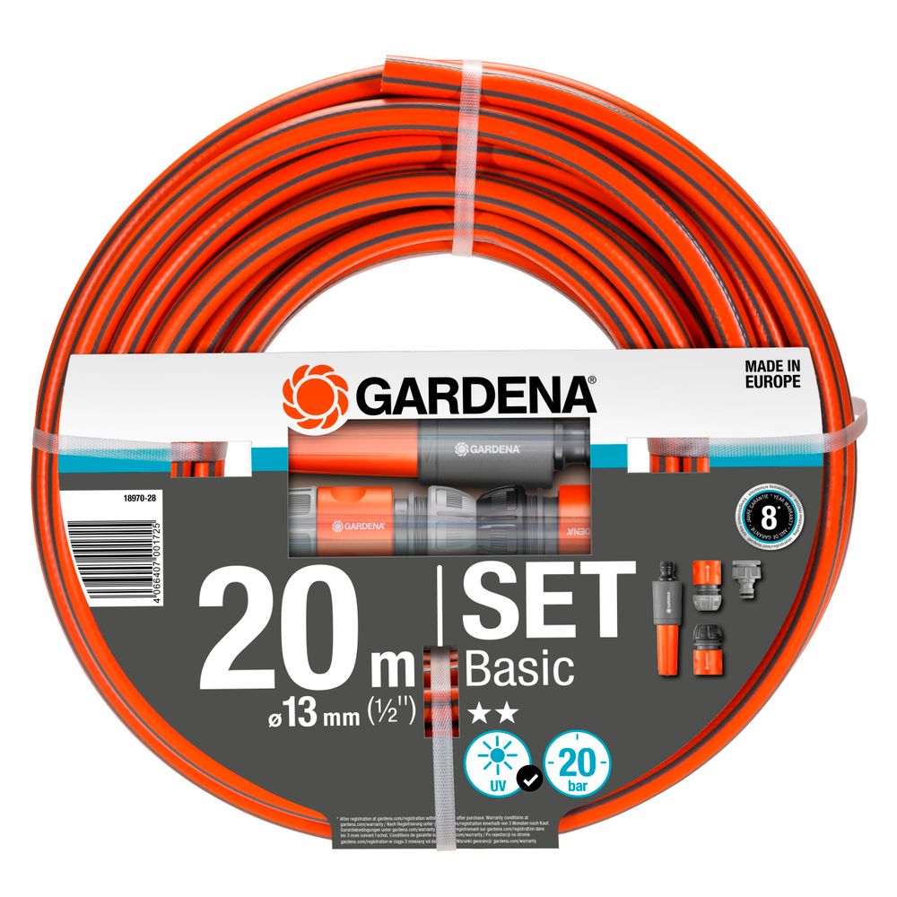 GARDENA Osnovni set crijeva 20m sa dodacima slika 1