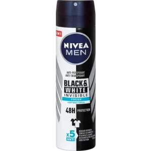 Nivea Men dezodorans u spreju Black&White invisible fresh 150ml