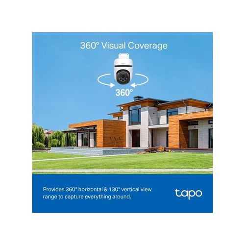 TP-LINK Tapo C510W 2k (2304×1296px) vanjska Wi-Fi sigurnosna kamera s 360° Pan/Tilt funkcijom slika 4